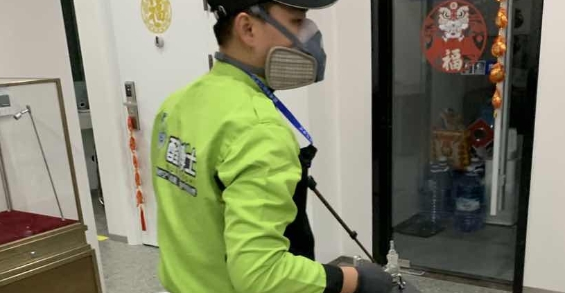 双鸭山招商银行除甲醛现场